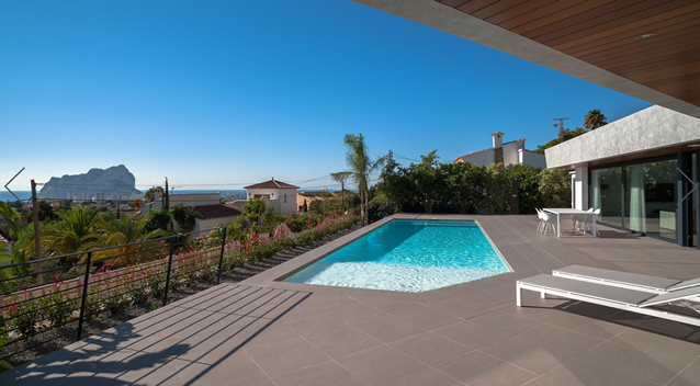 Modern style villa with sea views in Gran Sol Calpe